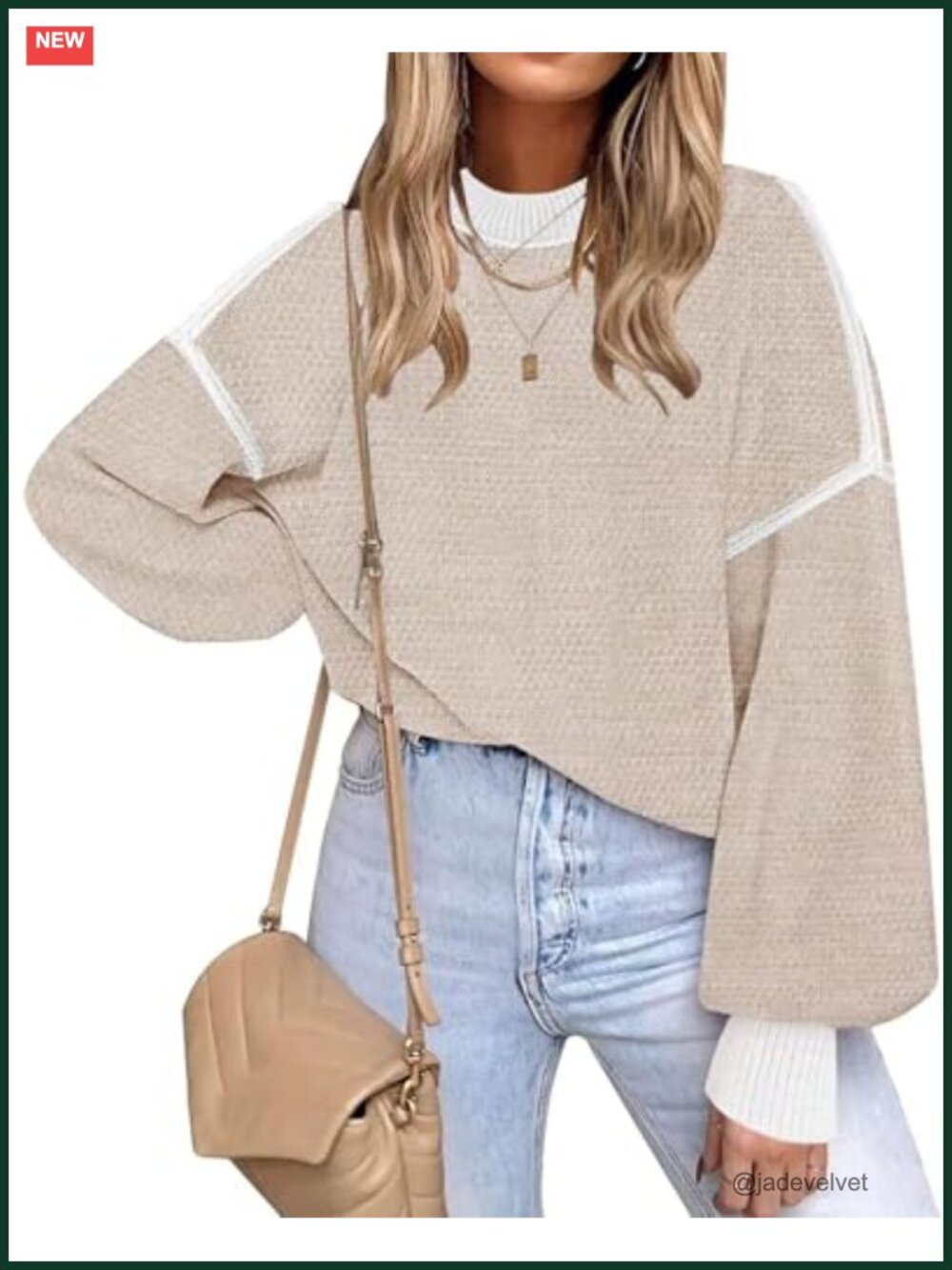 Oversized Batwing Sleeve Sweater Viscose Nylon Tunic Fall Winter